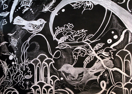 blackboard art