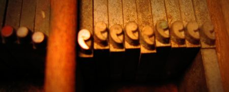 a row of commas